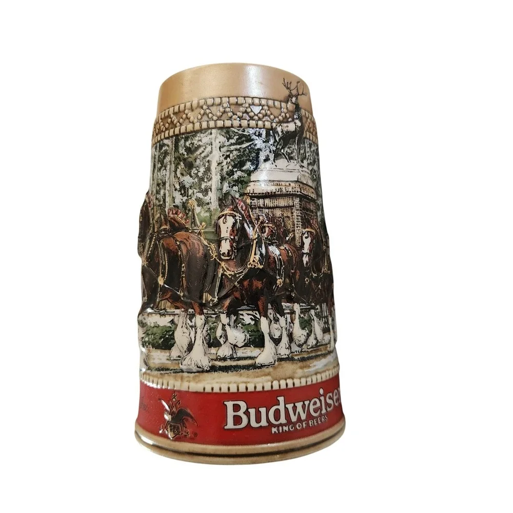 Budweiser‎ 1987 Stein C Series Clydesdale Grant's Farm Limited Edition Stein Vtg